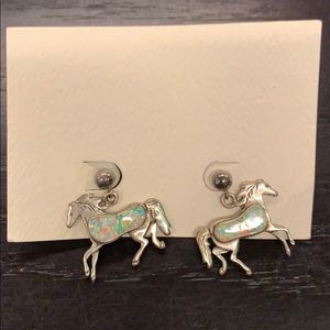 Sterling Silver Horse Earrings!